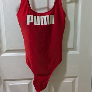Puma - Red Bathing Suit - New with no tags - Medium